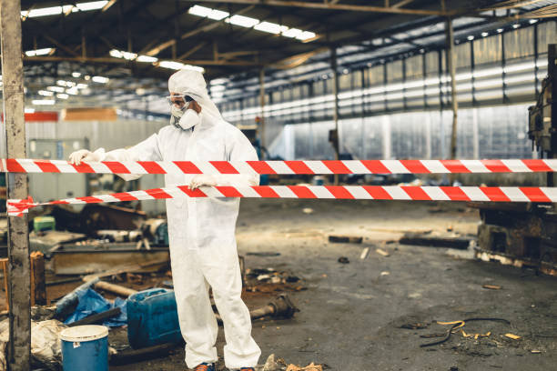 Professional Odor Removal technician working in Linwood, PA